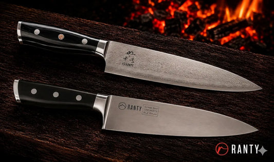 Acero Damasco vs Acero Alemán: ¿cuál es el mejor cuchillo para ti?