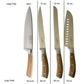 Set de cuchillos RANTY Serie M en acero inoxidable, distintos modelos para uso profesional en cocina