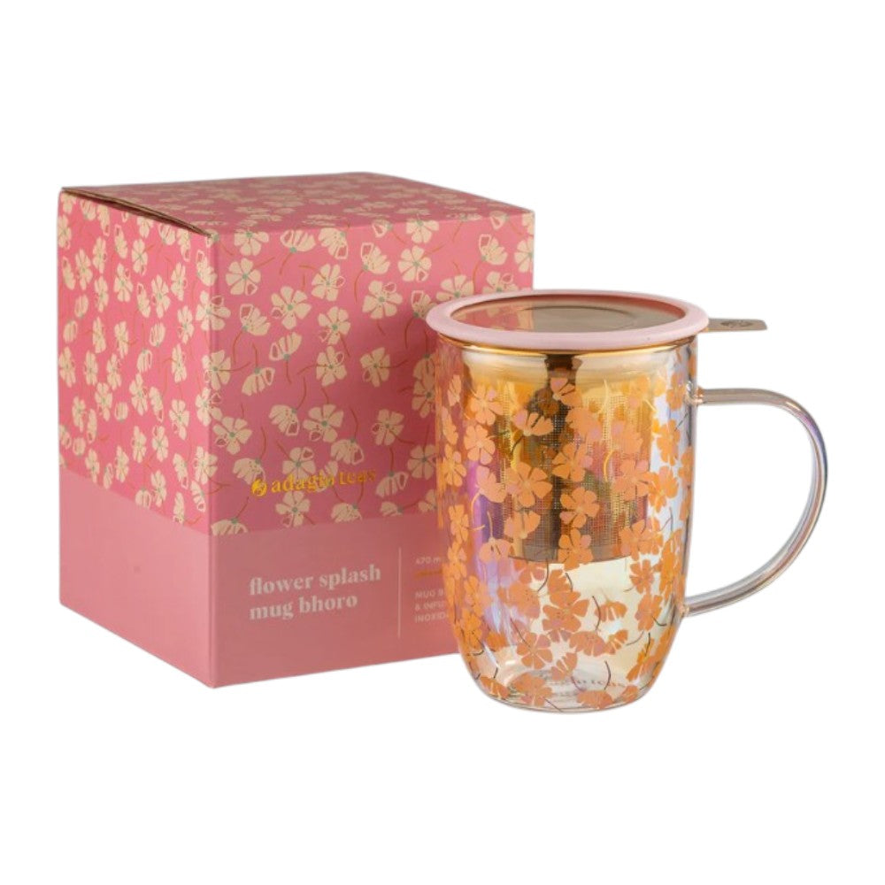 MUG BHORO FLOWER SPLASH - ADAGIO TEAS