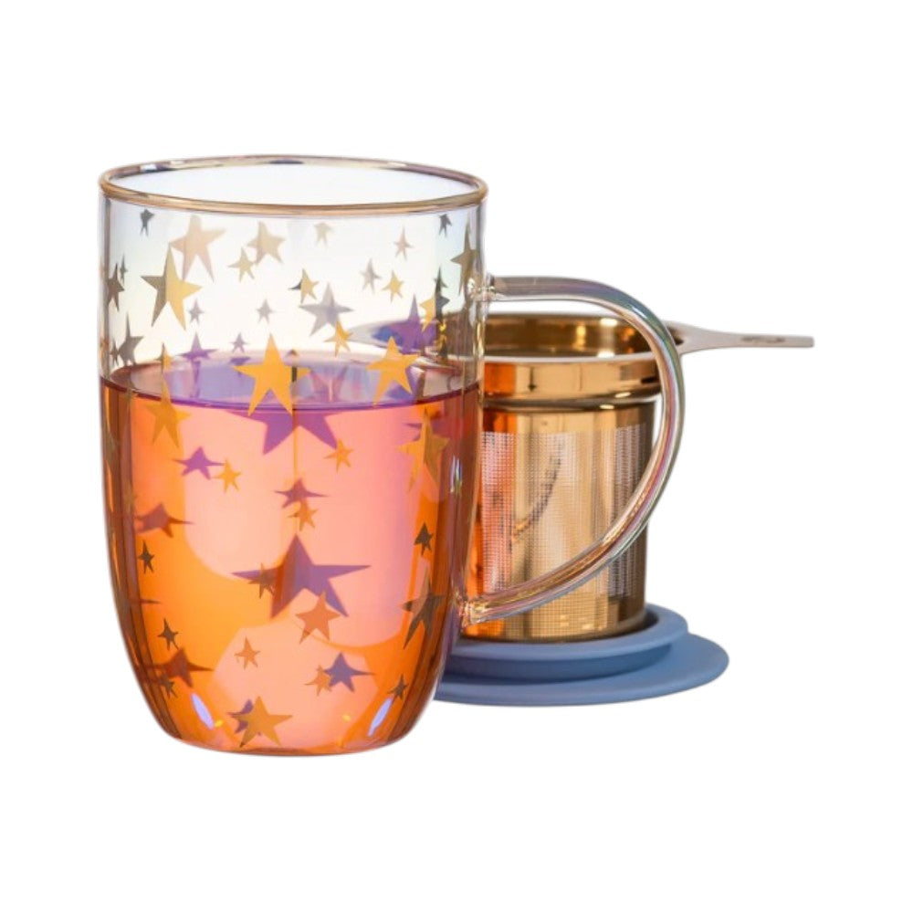 MUG BHORO GOLD STARS IRIDESCENT - ADAGIO TEAS