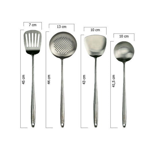 SET 4 UTENSILIOS DE COCINA DEL CHEF RANTY