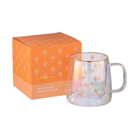 TAZA DOBLE VIDRIO TINY BLOSSOM - ADAGIO TEAS