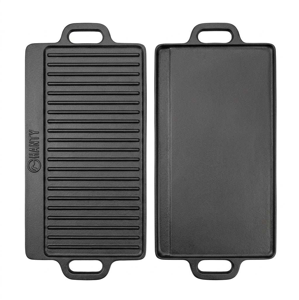 PLANCHA DE HIERRO FUNDIDO REVERSIBLE (50x24cm) RANTY