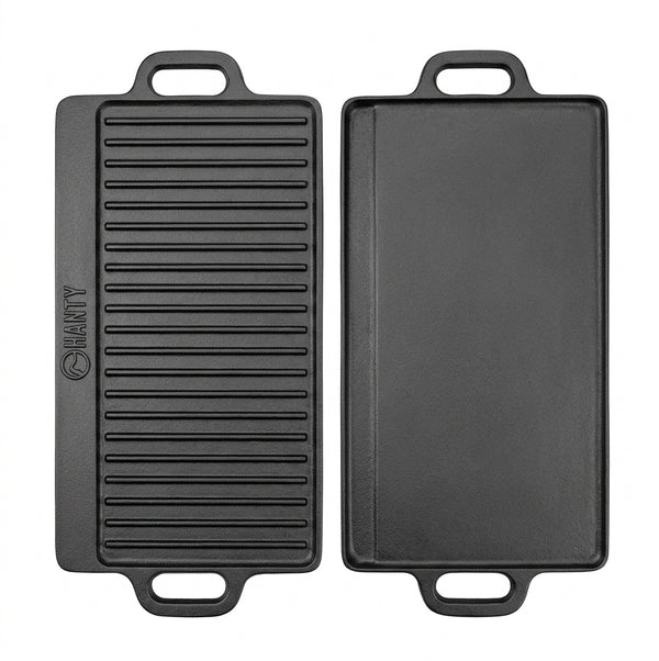 PLANCHA DE HIERRO FUNDIDO REVERSIBLE (50x24cm) RANTY